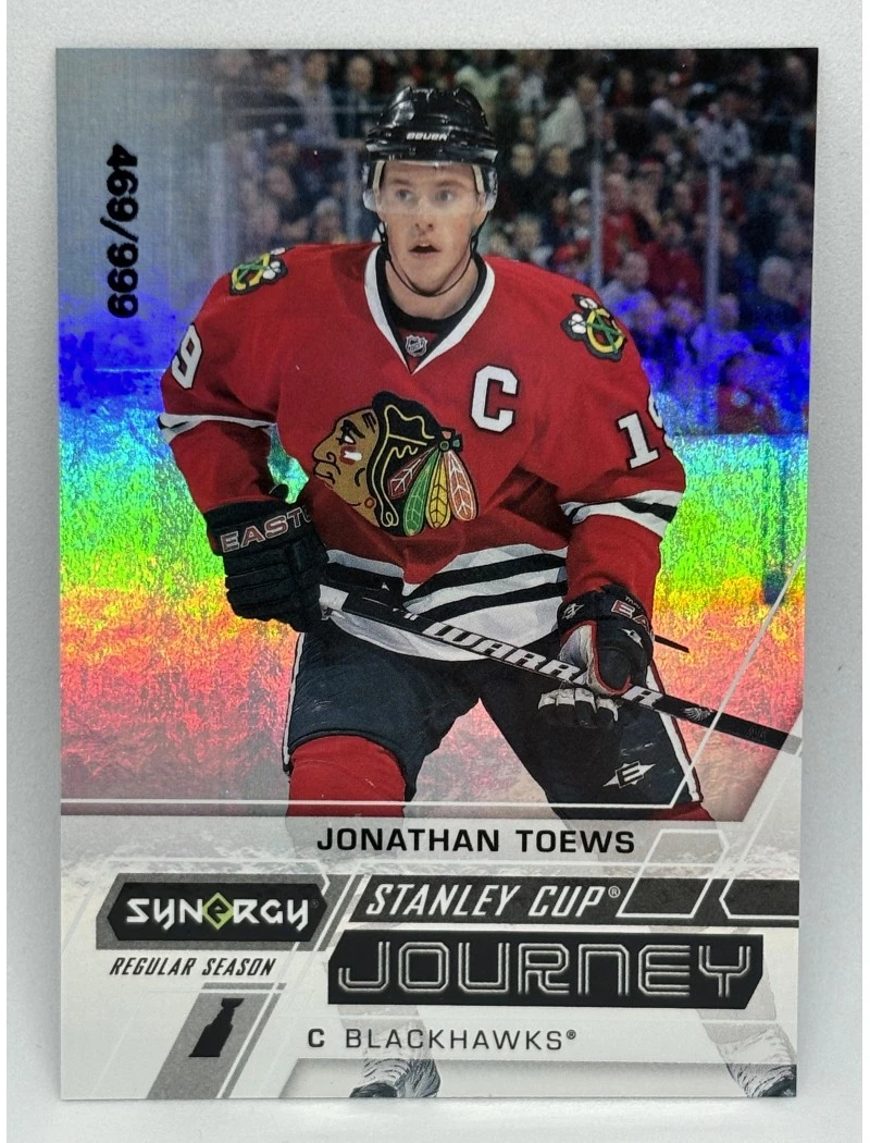 20-21 UD Synergy JONATHAN TOEWS Stanley Cup Journey /999 #CJ-JT