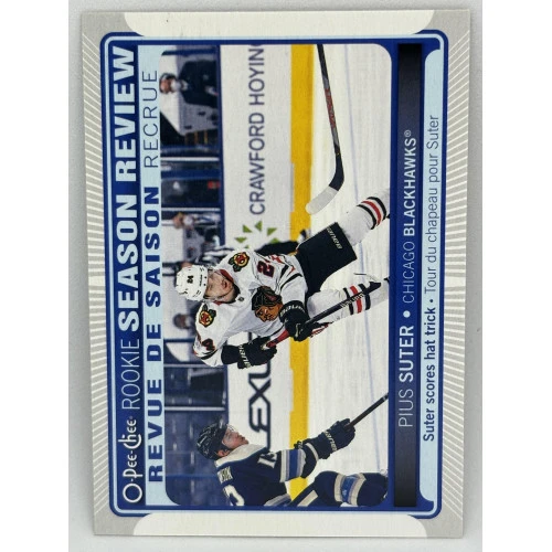 21-22 UD O-Pee-Chee PIUS SUTER Rookie Season Review #542
