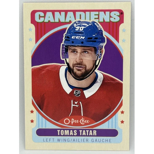 21-22 UD O-Pee-Chee TOMÁŠ TATAR Retro #158