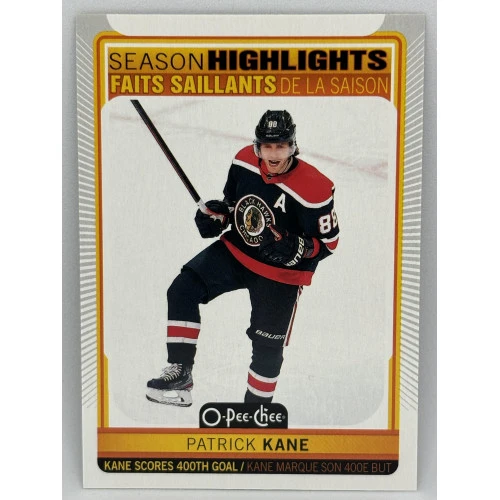 21-22 UD O-Pee-Chee PATRICK KANE Season Highlights #592