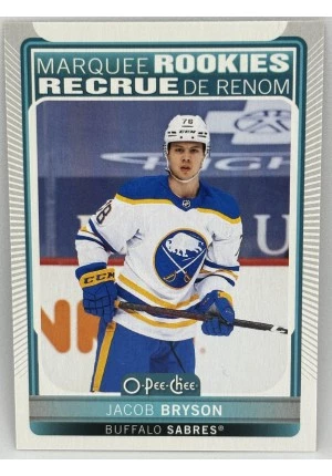 21-22 UD O-Pee-Chee JACOB BRYSON Marquee Rookies #509
