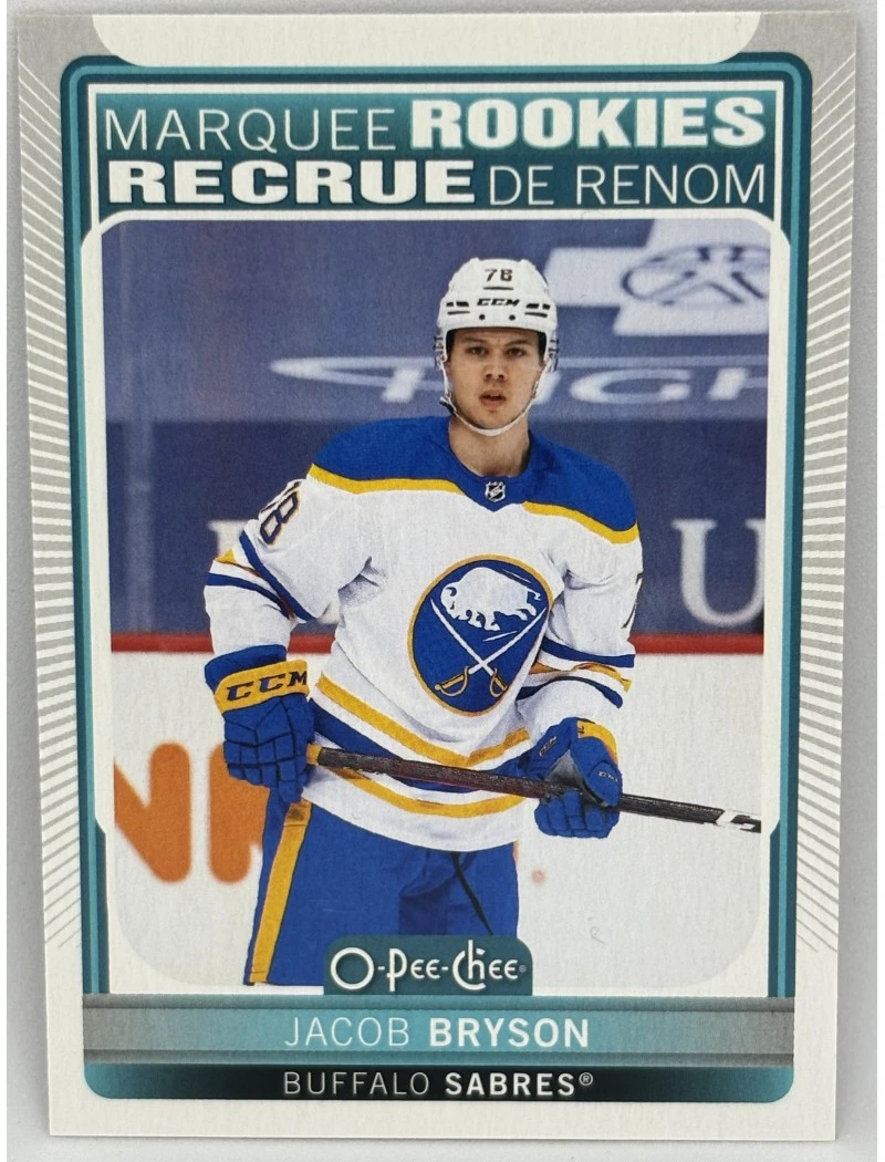 21-22 UD O-Pee-Chee JACOB BRYSON Marquee Rookies #509