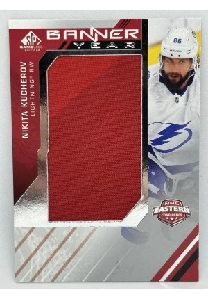 21-22 UD SP Game Used NIKITA KUCHEROV Eastern Conference Banner Year #BYE-NK