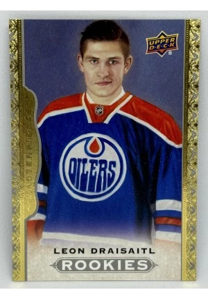 14-15 UD Masterpieces LEON DRAISAITL Rookies #180