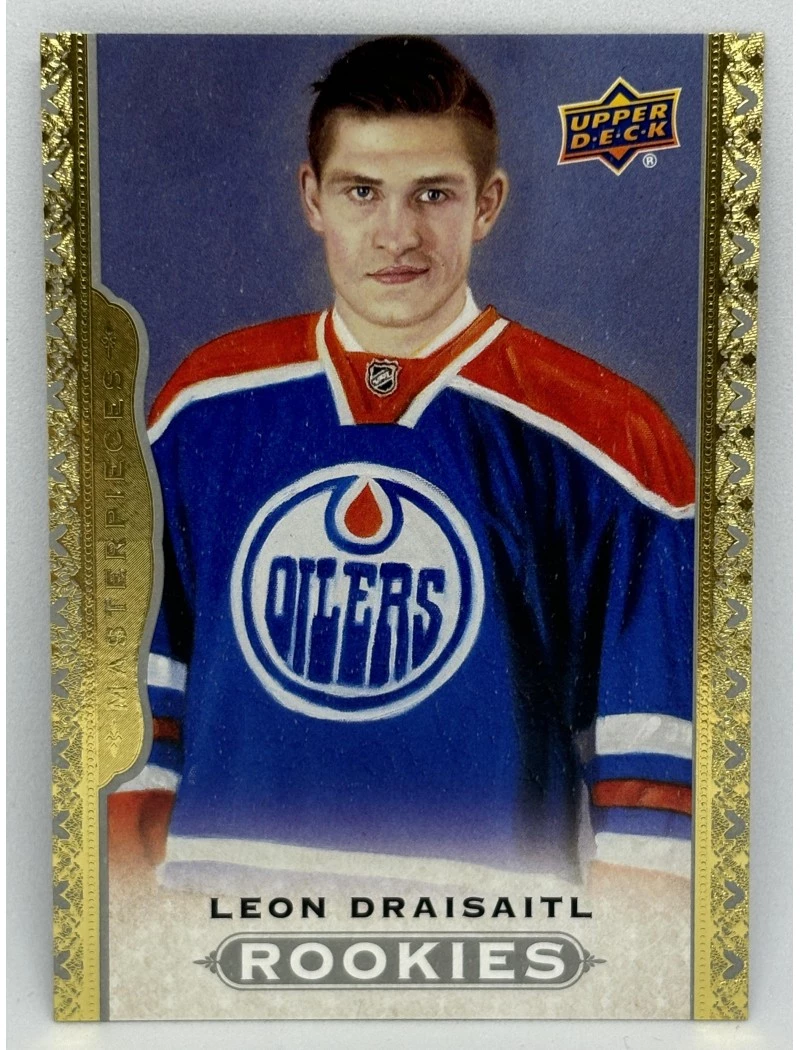 14-15 UD Masterpieces LEON DRAISAITL Rookies #180