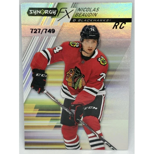 20-21 UD Synergy NICOLAS BEAUDIN Synergy FX Rookie /749 #FXR-NB
